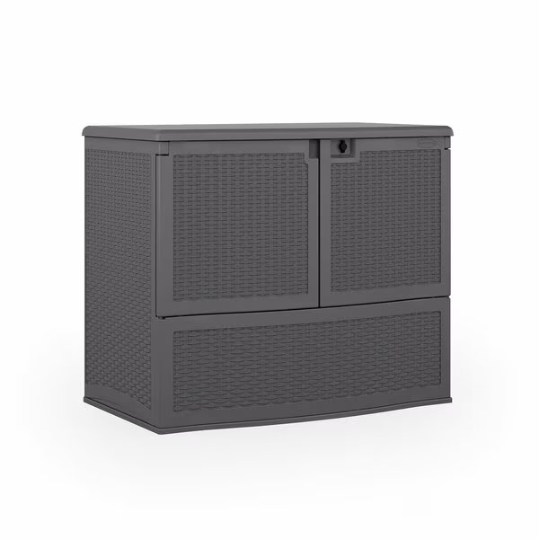 Oasis Backyard Vertical Deck Box, Suncast, Mfr#: VDB1000CG